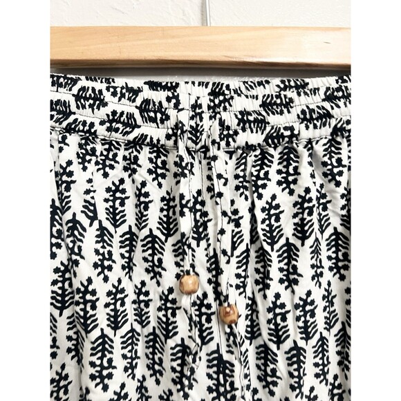 Exclusively For Signals Medium Pull-On Boho Pants Pockets Boho Black Wide Leg - Picture 3 of 6